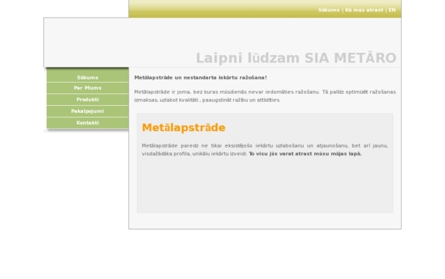 Metāro, SIA